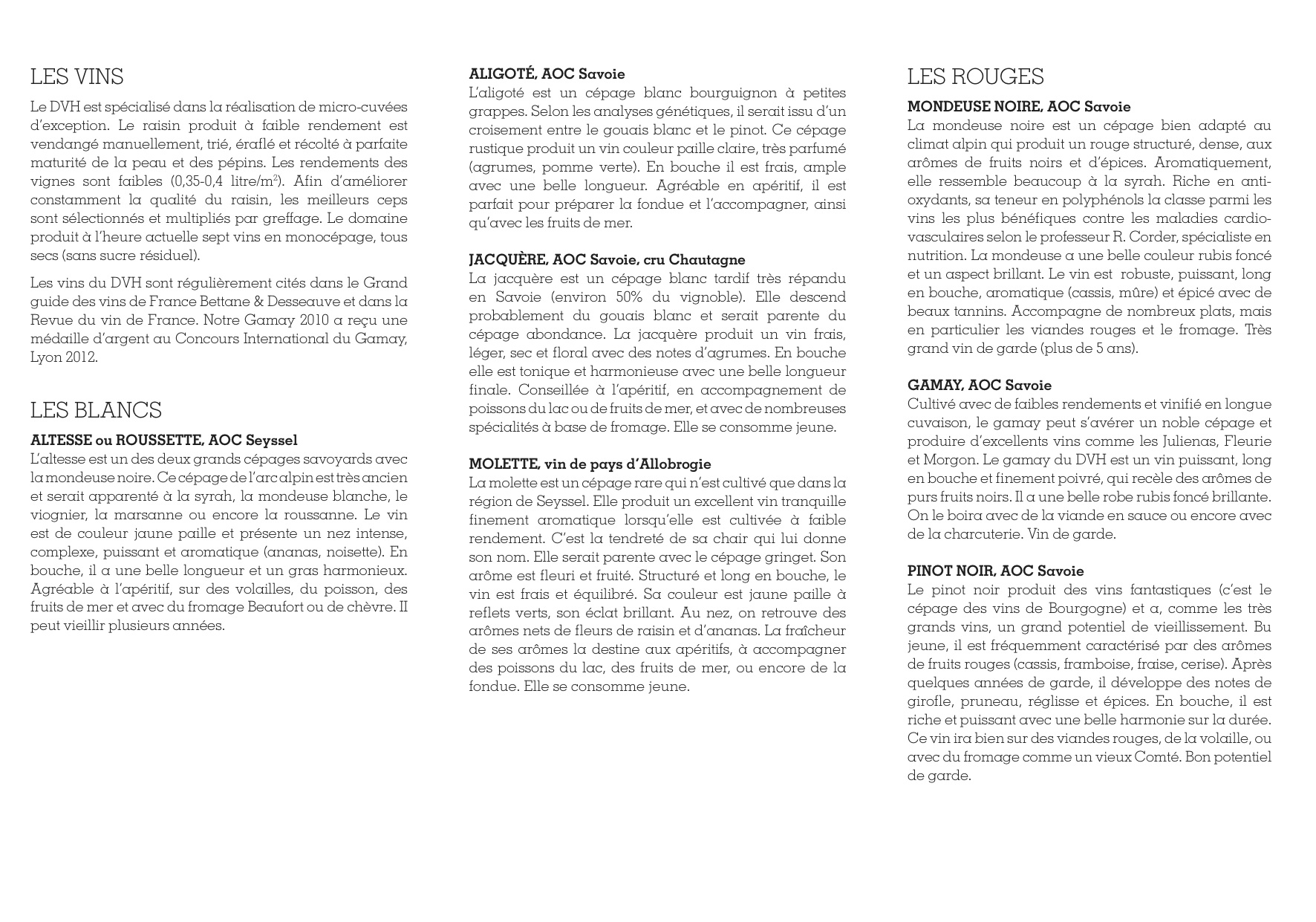 exemple de dvh
